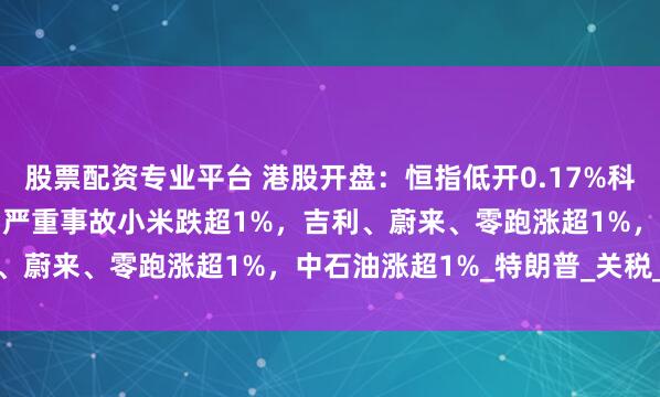 股票配资专业平台 港股开盘：恒指低开0.17%科指跌0.16%！小米SU7严重事故小米跌超1%，吉利、蔚来、零跑涨超1%，中石油涨超1%_特朗普_关税_指数